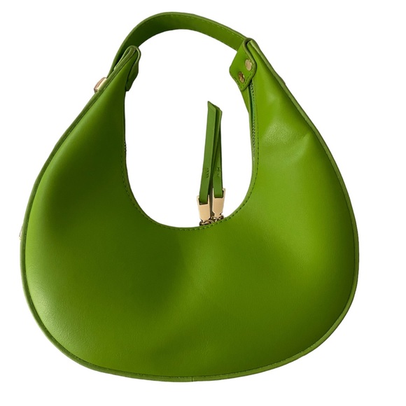 Handbags - Crescent Shape Double Zip Mini Bag